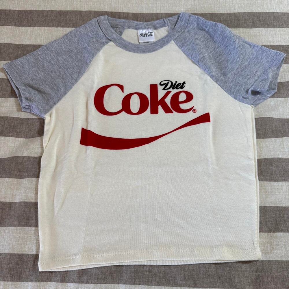 Y2k diet coke baby tee